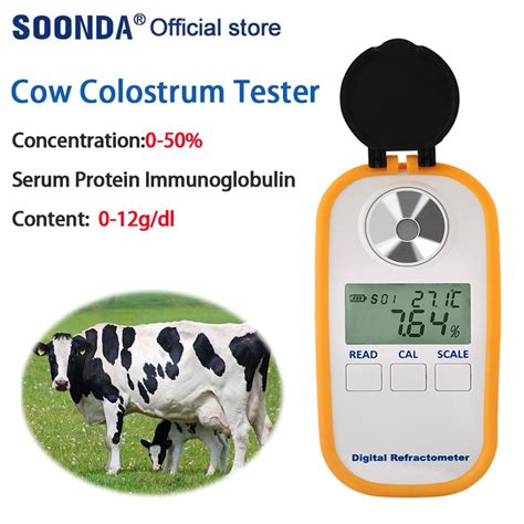 refractometer colostrum bovine|what is igg in colostrum.